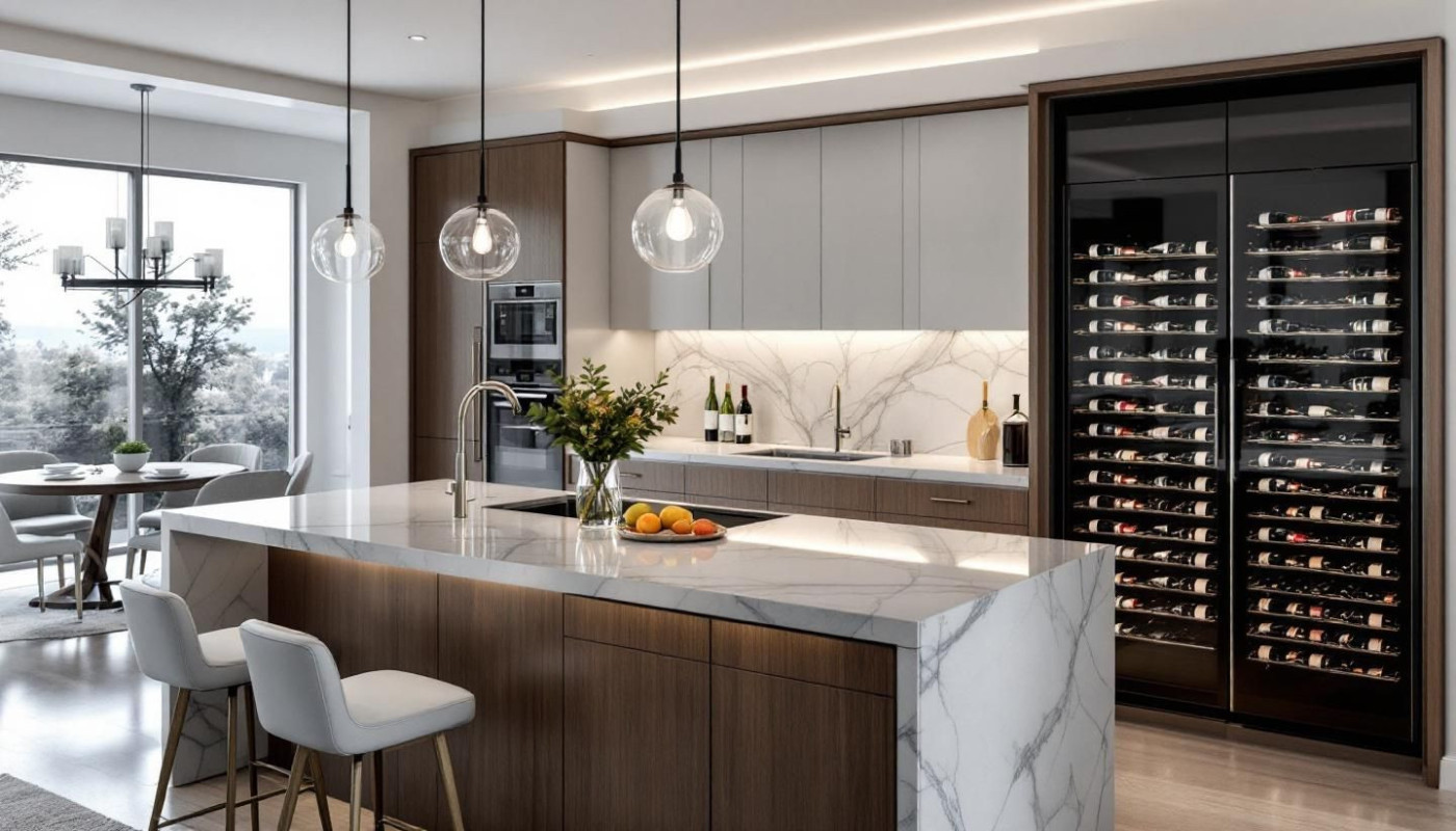 Comment intégrer une cave à vin dans votre cuisine de luxe ?